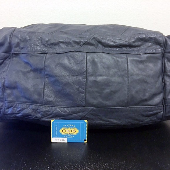 Vintage leather travelers club membership choice bags full  Vintage Circus Circus 500 Club Players Leather Bag